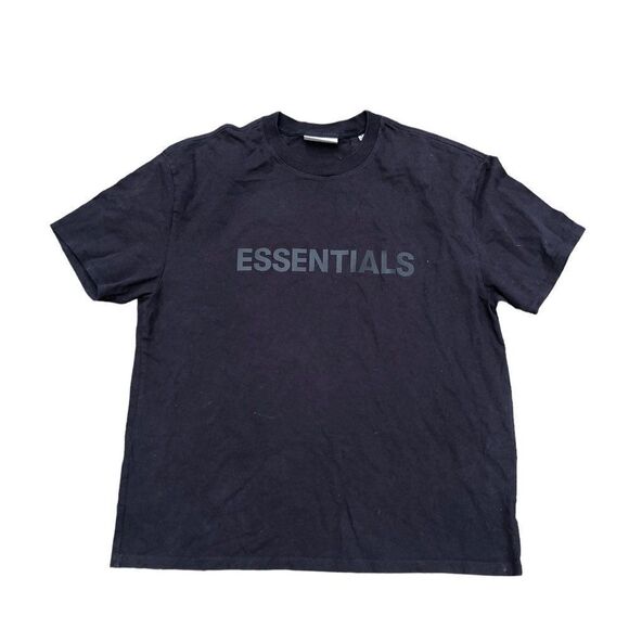 Essentials T Shirt Navy Blue Large - Picture 2 of 4